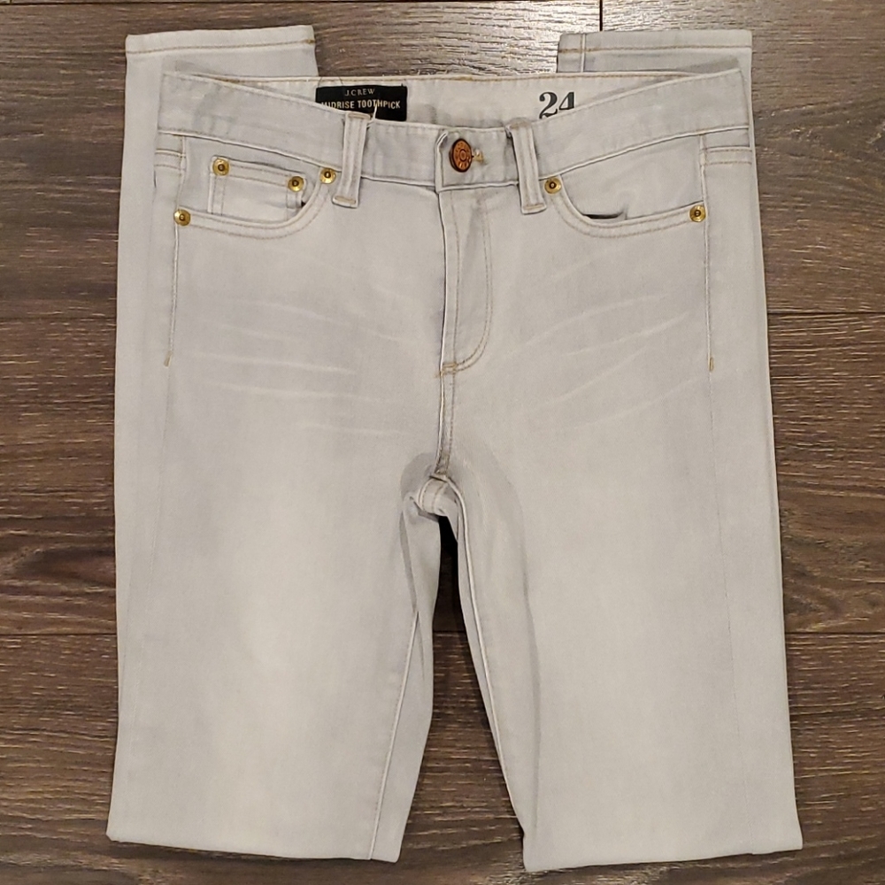 ❤ J CREW MIDRISE TOOTHPICK SKINNY JEANS, 00 (24)